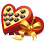Коробка конфет в виде сердца