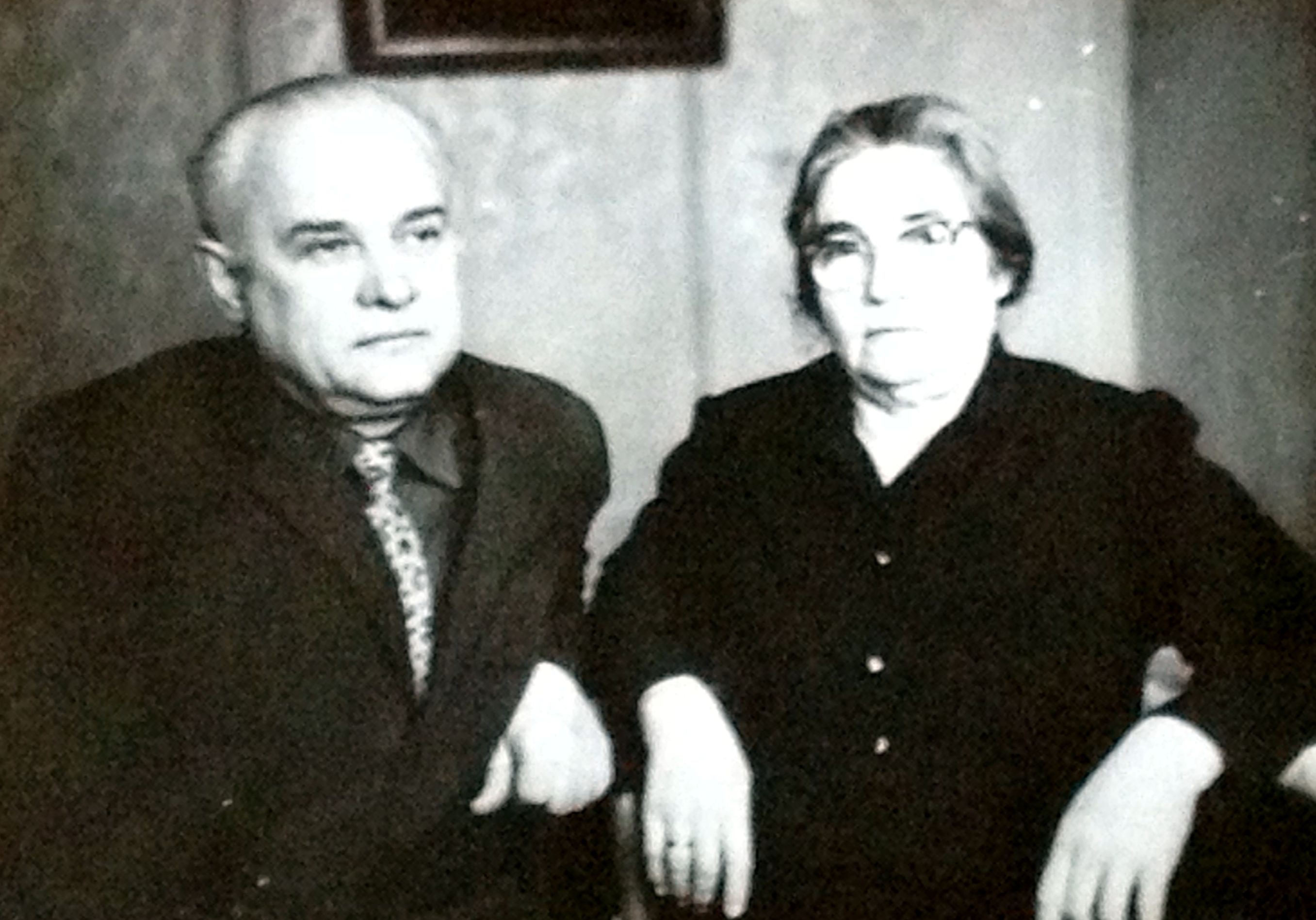 Дмитро Дереч со своей женой Дереч (Дьяченко) Людмилой. Они пронесли свою любовь через многие годы.