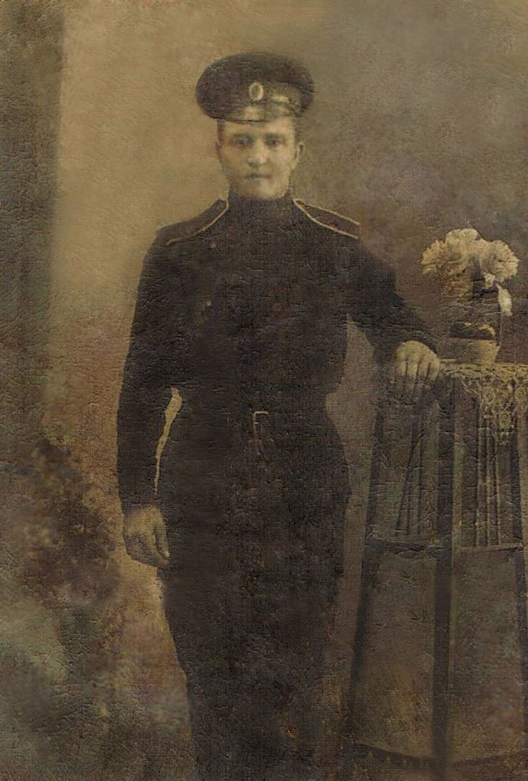 Василий Фёдорович Дорофеев. Солдат 1-й мировой 1914.