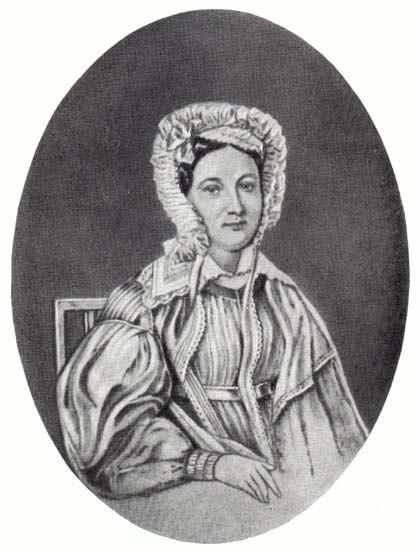 Мария Казимировна Юшневская (1790 — 1863). 1831—1832 гг. Акварель Н. А. Бестужева.