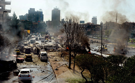 обстрел в Дамаске