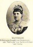 Клотильда принцесса Саксен-Кобург-Готская