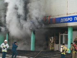 пожар в средней школе №22 Набережные Челны
